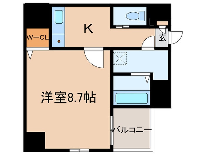 メイクス上前津Ⅱの物件間取画像