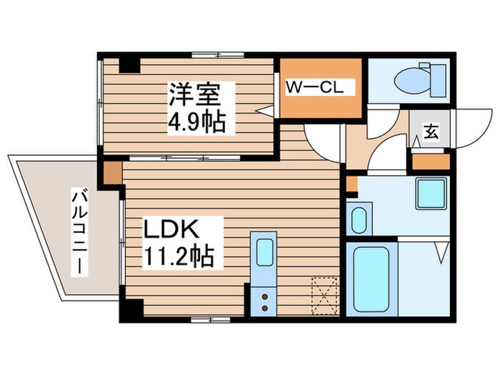 プラティーヌ千代田の物件間取画像