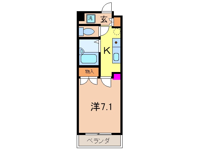 モナティス・那古野の物件間取画像