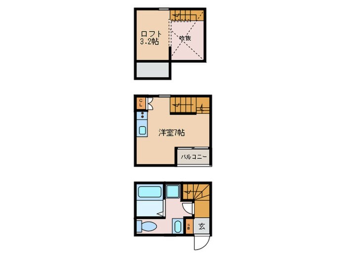 プレザント中村の物件間取画像