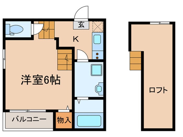 石場町ベースの物件間取画像