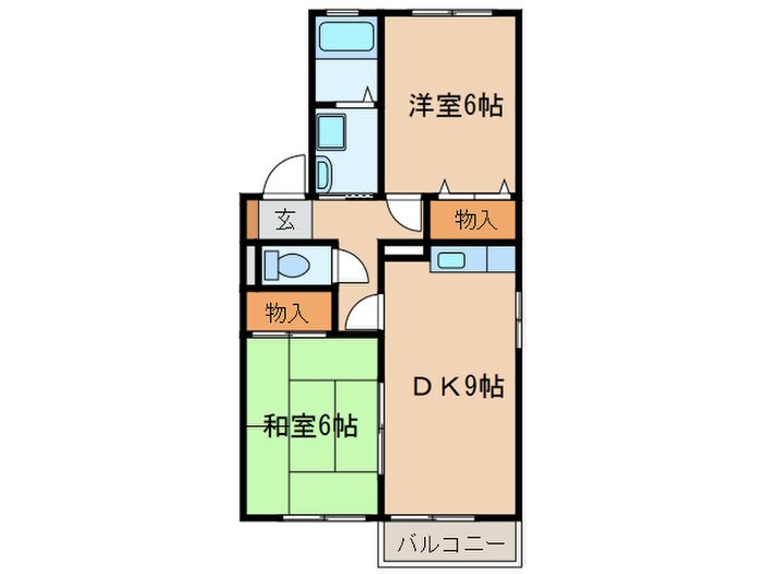 フロイデ山本の物件間取画像