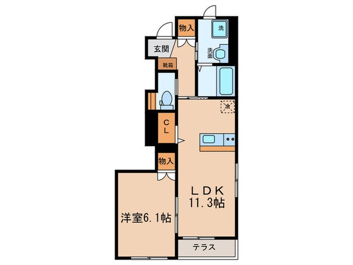 メゾン小碓の物件間取画像