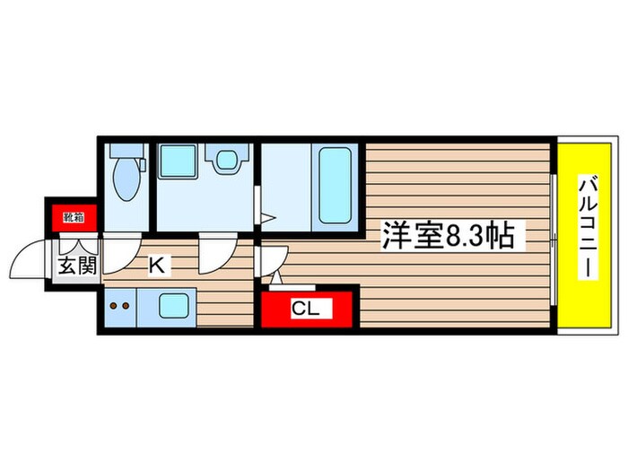 エスリード上前津LIVIAの物件間取画像