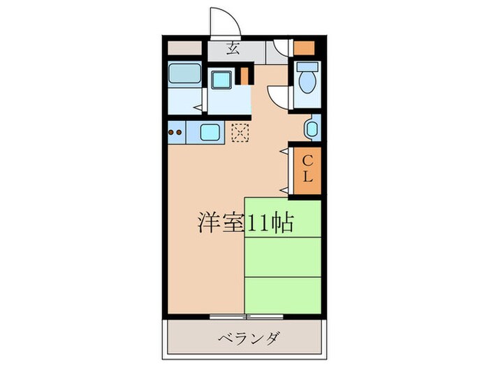 ツカタハイツの物件間取画像