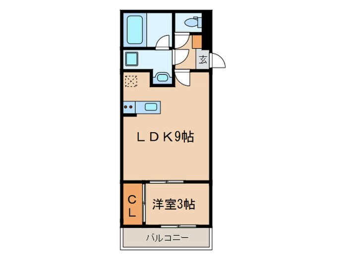アルバーノ中村vermilionの物件間取画像