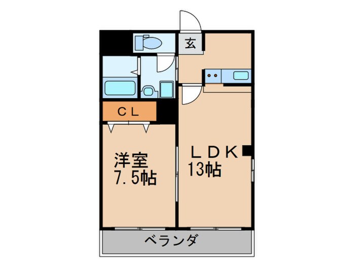 ベルライジングの物件間取画像