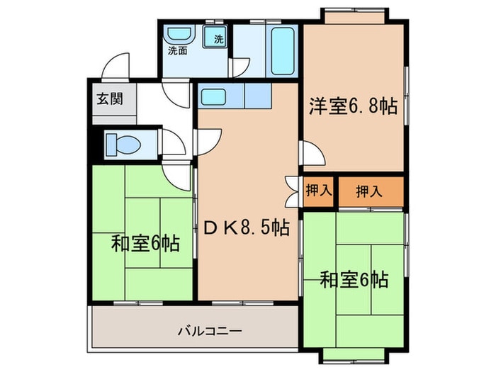 サンサーラ・キトーの物件間取画像