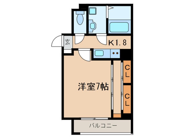 アニメート泉の物件間取画像