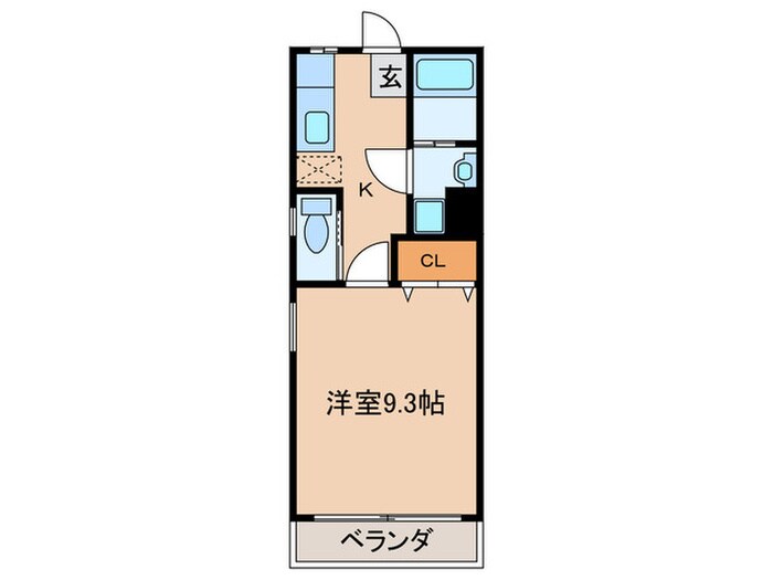 志賀コーポの物件間取画像