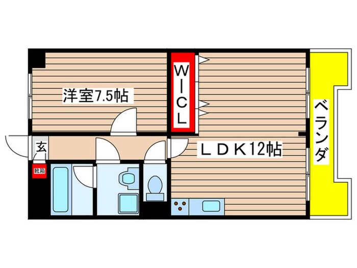 ペアシティ－１の物件間取画像