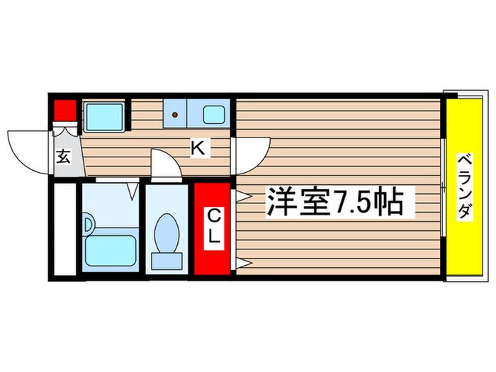 グランビル金山の物件間取画像