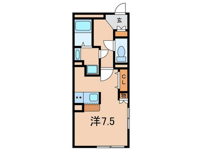 LUORE大曽根NORTHの物件間取画像