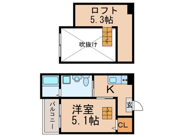 物件間取画像