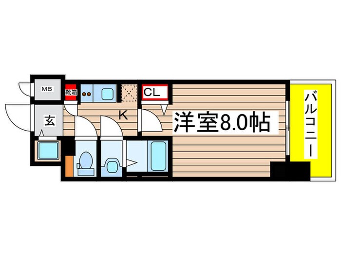 CREST TAPP新栄の物件間取画像