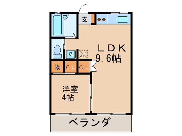 ｼｬﾙﾑ赤坂の物件間取画像