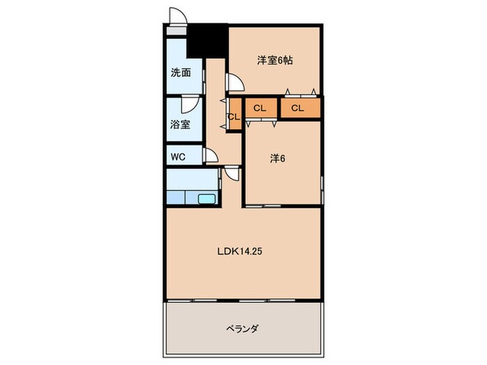 ドゥースファミーユの物件間取画像