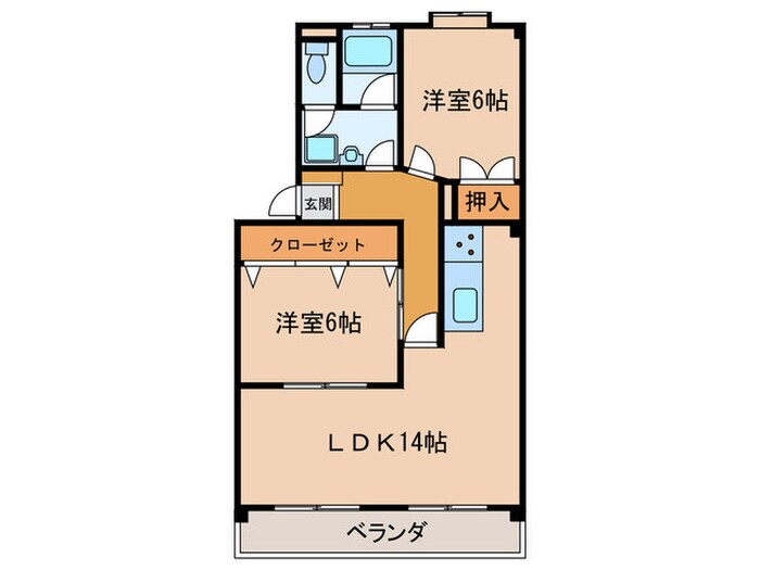 グリ－ンロワ－ルの物件間取画像