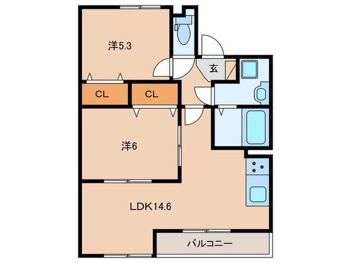 ニュー令和の物件間取画像