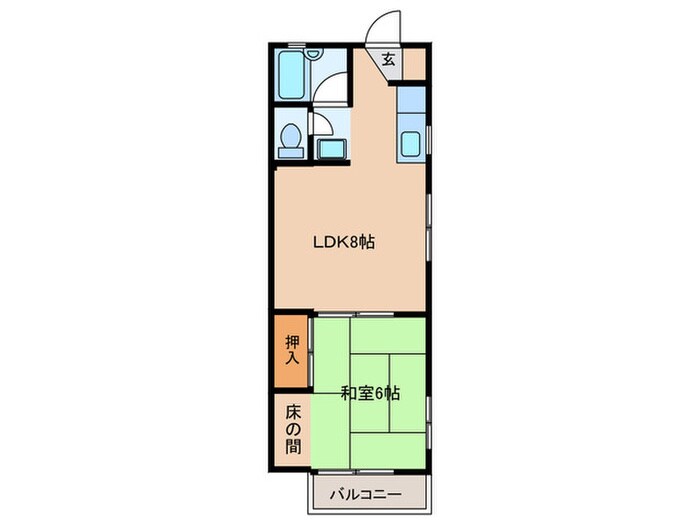 マーブル山本の物件間取画像