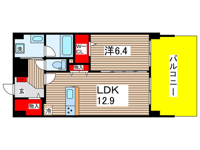 オランジュリー御器所の物件間取画像