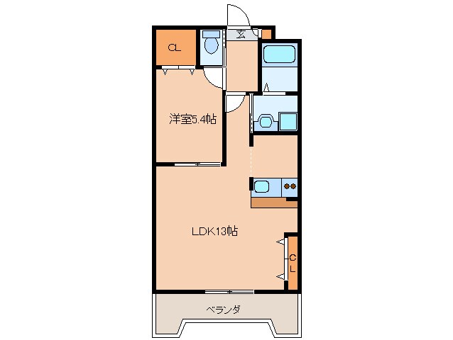 ア－トタウンハルの物件間取画像