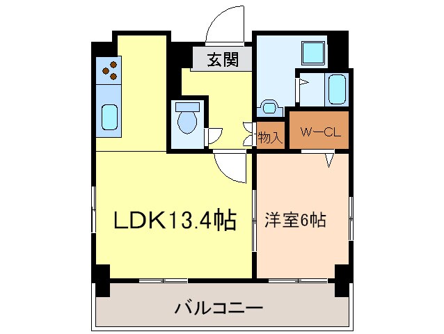 ボワドブローニュの物件間取画像