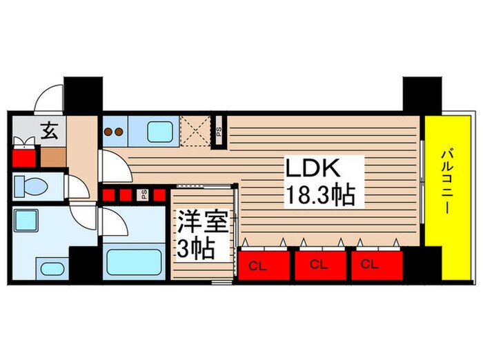 Ｃ．Ｐ．Ｐｕｒｅ１６０８の物件間取画像