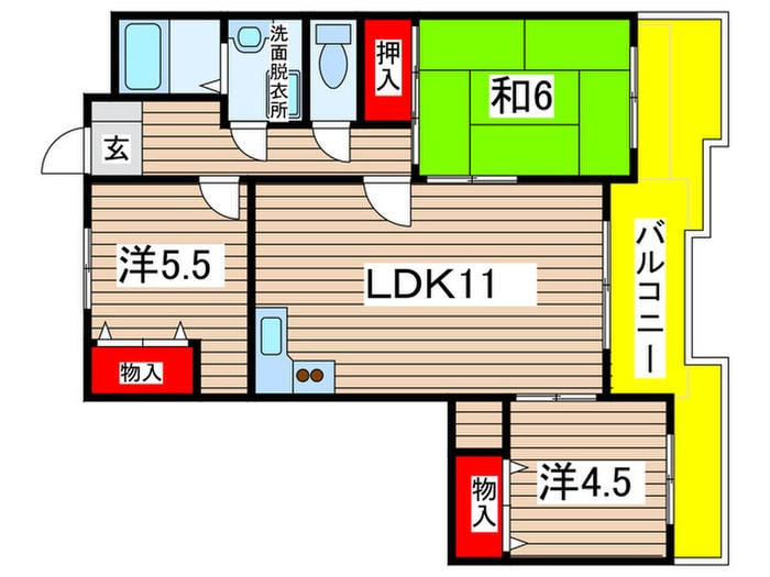 SAISONS ミヤキの物件間取画像