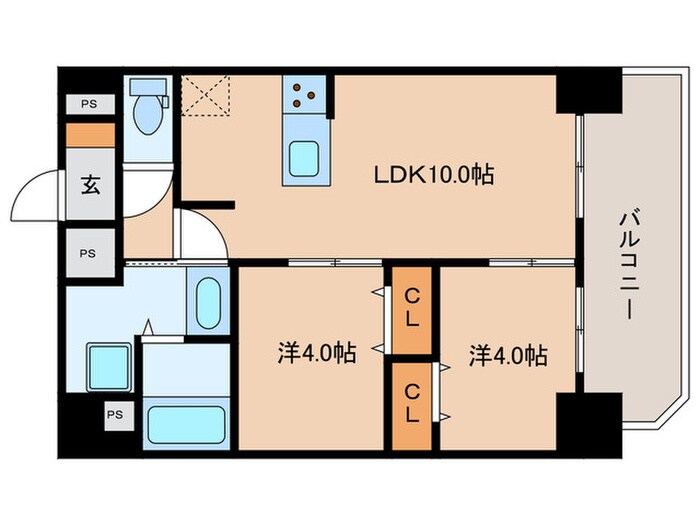 アドバンス名古屋シュテルンの物件間取画像