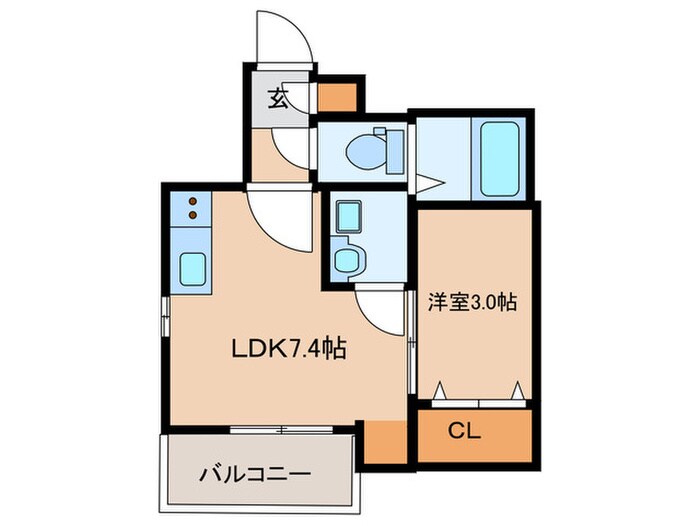 Cherim 本陣十王町 Southの物件間取画像