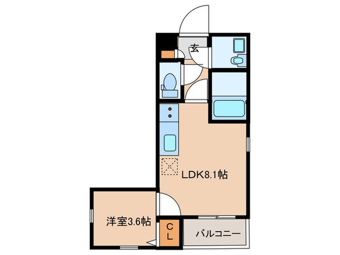 Cherim 本陣十王町 Southの物件間取画像