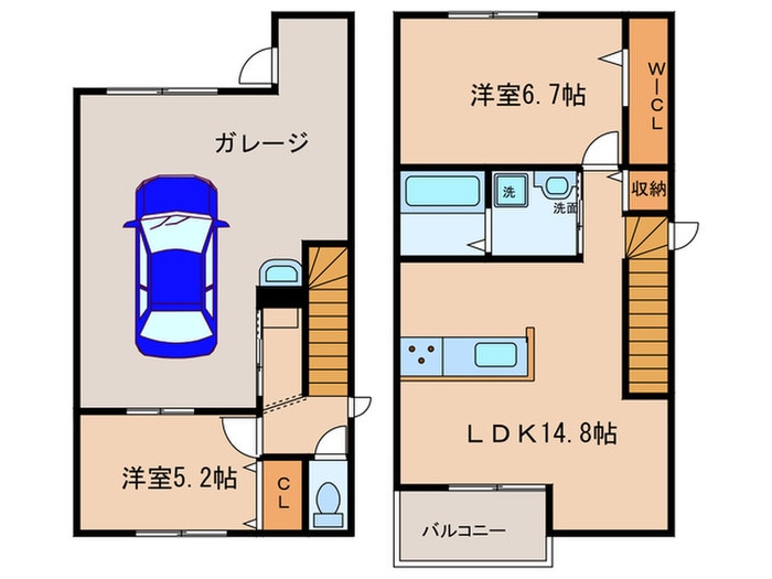 ガラージュ　ウェストの物件間取画像