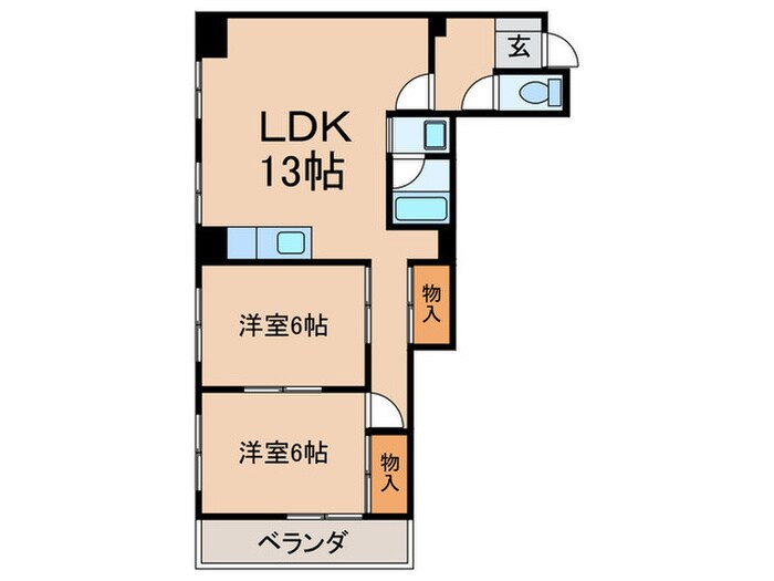 メゾン井川の物件間取画像