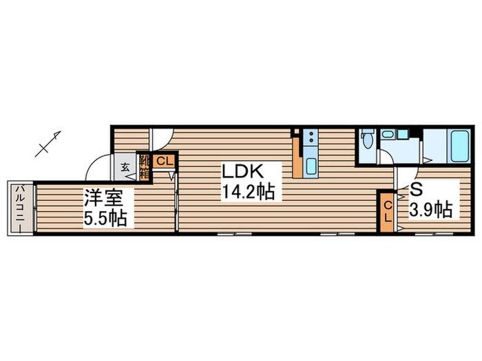 RUSCELLO笠寺の物件間取画像