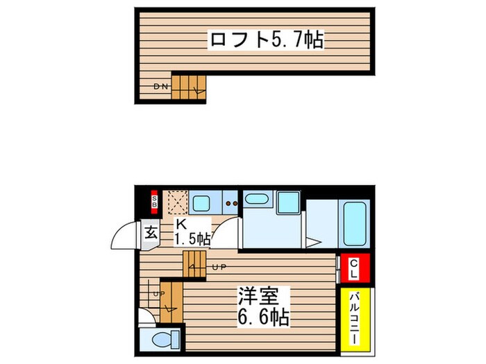 ベルシャンブルの物件間取画像