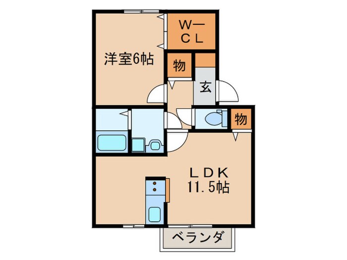 カーサ・レガートの物件間取画像