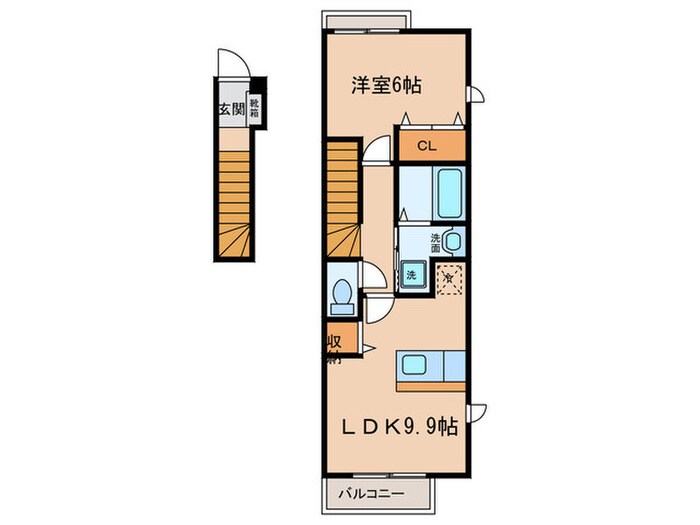 アプリコットの物件間取画像