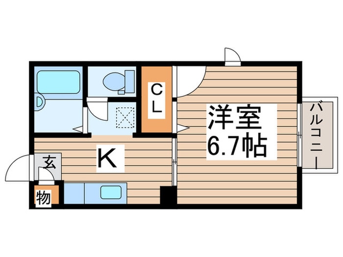 エスポワール鶴里の物件間取画像