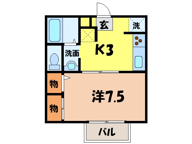 エーデルハイム神宮西の物件間取画像