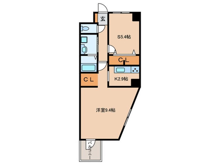 プリエ覚王山の物件間取画像