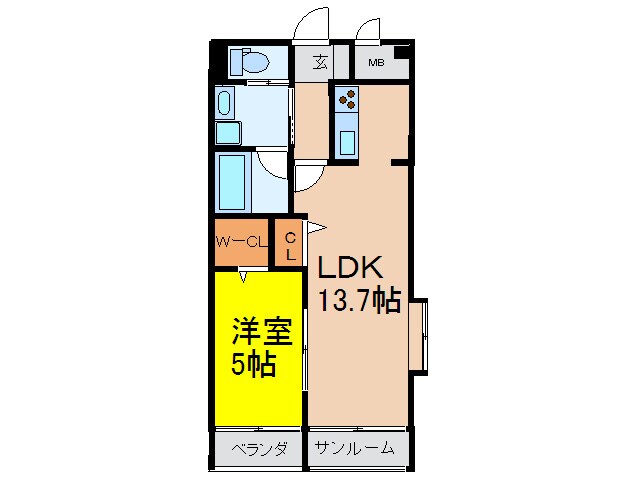 あいさきがけの物件間取画像