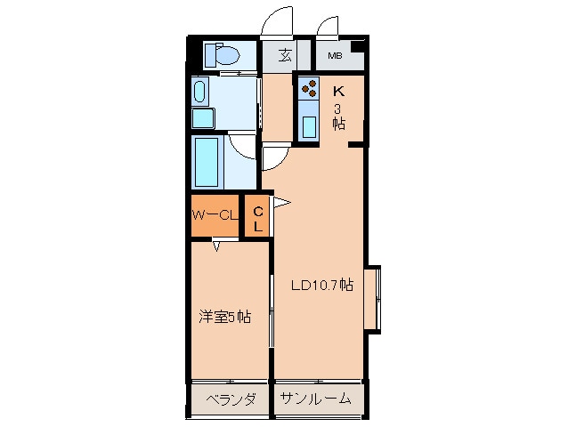 あいさきがけの物件間取画像