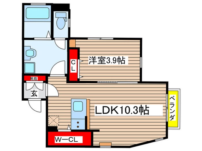 Ｚｅｃｃａ桜山の物件間取画像