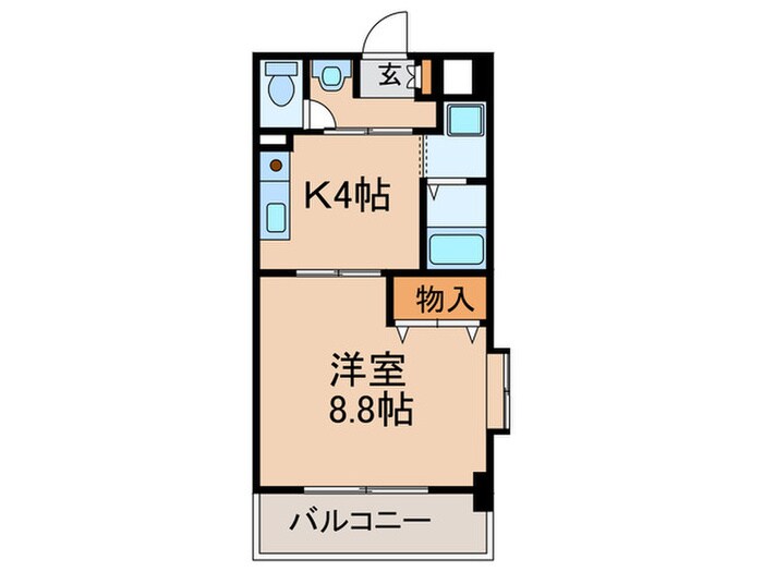 メルヴェーユ　４５の物件間取画像