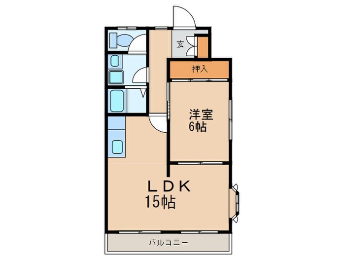 第２エトワ－ルの物件間取画像