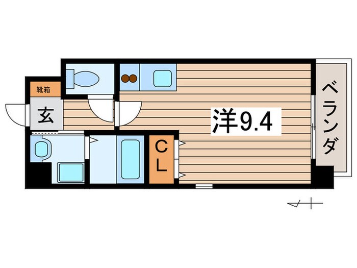 クレスト神前の物件間取画像