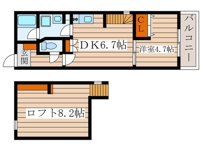 Ｚｅｃｃａ新瑞橋の物件間取画像