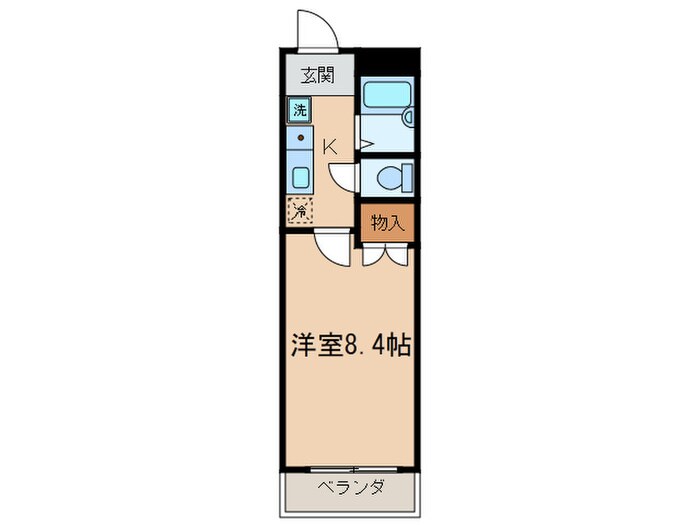 エスポア八田の物件間取画像