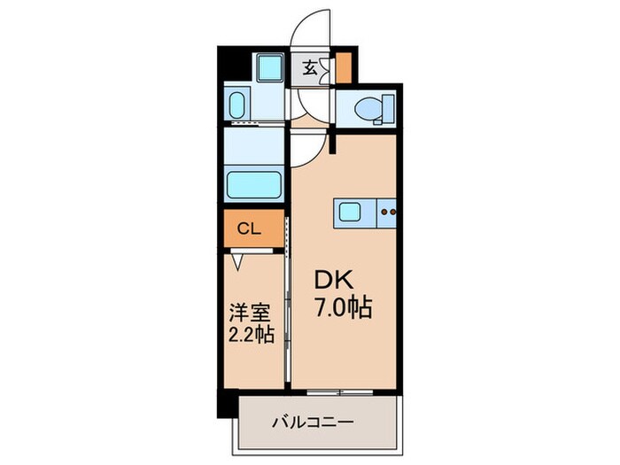 エンクレスト博多駅南FIT(902)の物件間取画像